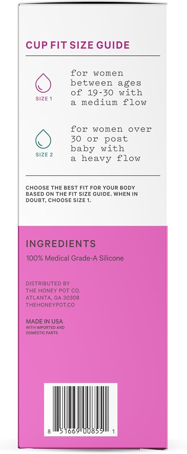 Copa menstrual The Honey Pot Company - talla 1